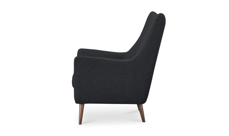 Moe's Home Collection Fisher Charcoal Armchair