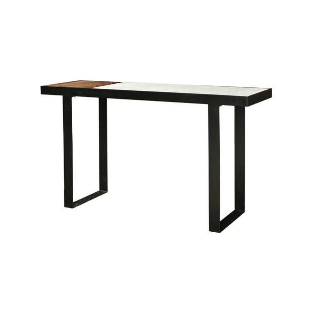 Moe’s Home Collection Blox White Marble Console Table