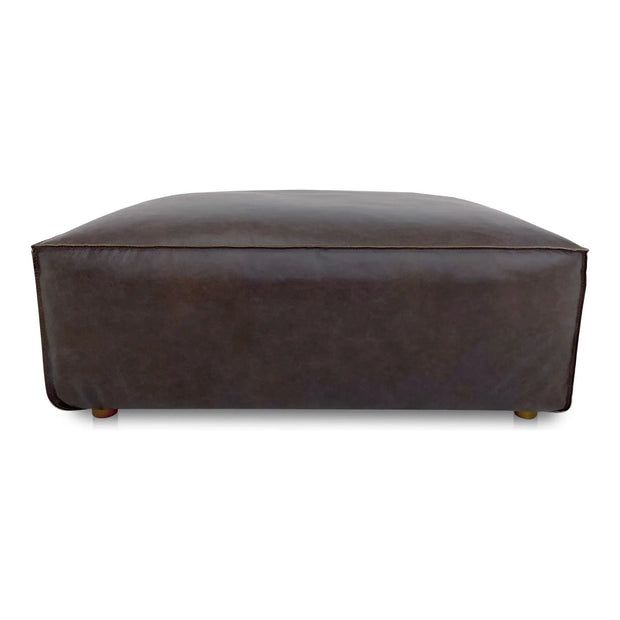Moe’s Home Collection Form Espresso Brown Ottoman