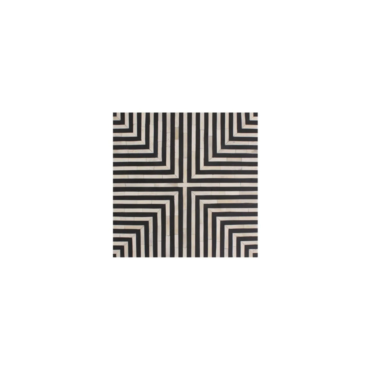 Moe's Home Collection Terning Black And White Side Table