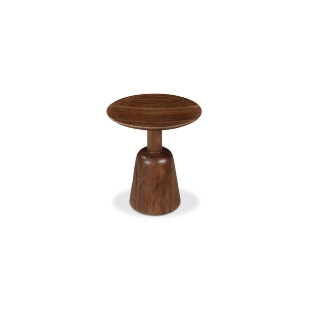 Moe's Home Nels Dark Brown Solid Acacia Wood End Table