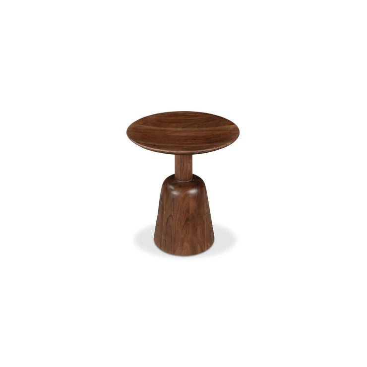 Moe's Home Nels Dark Brown Solid Acacia Wood End Table