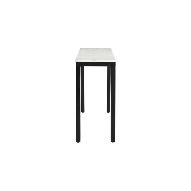 Moe’s Home Collection White Marble Parson Console Table