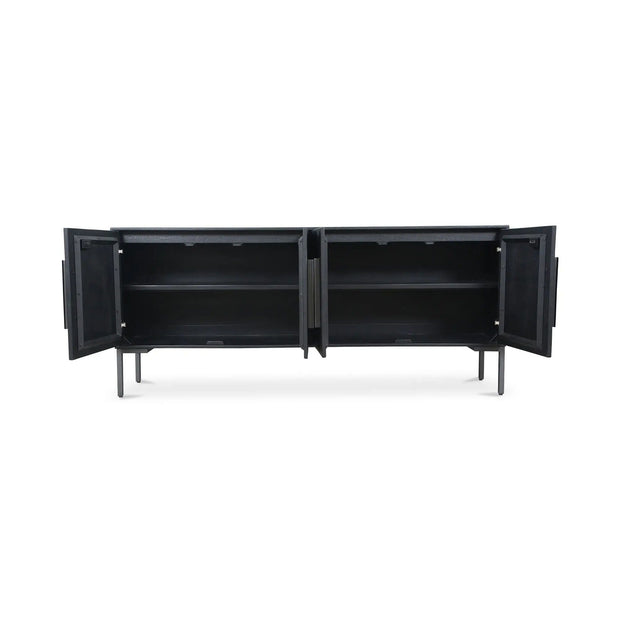 Moe's Home Collection Fishbone Black Sideboard