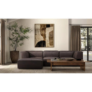 Moe’s Home Collection Form Espresso Brown Ottoman