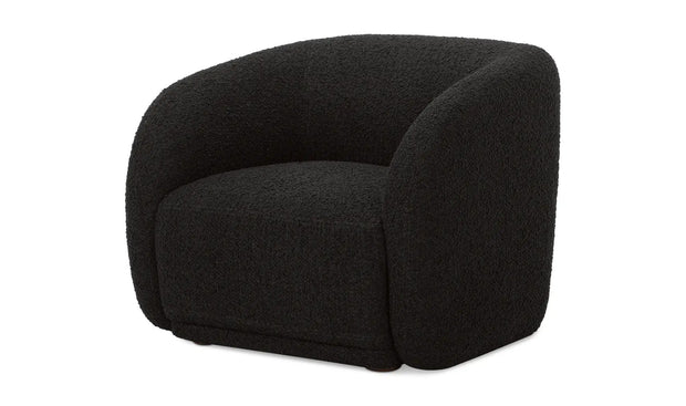 Moe's Home Collection Faye Black Boucle Accent Chair