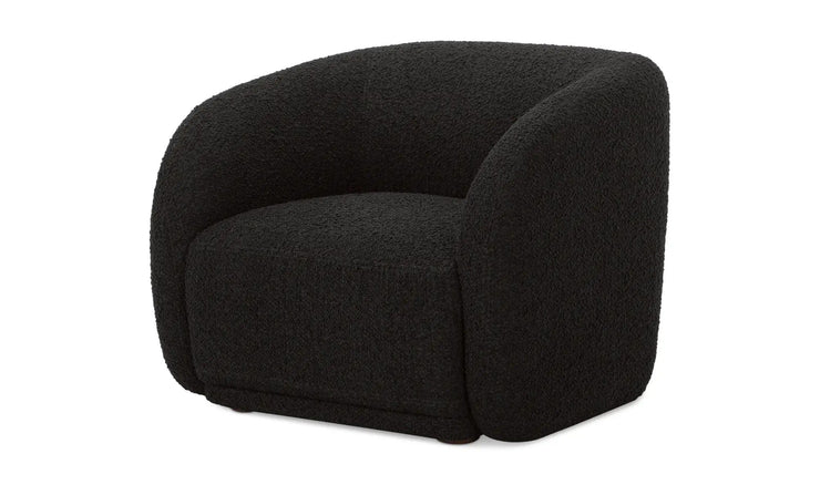 Moe's Home Collection Faye Black Boucle Accent Chair