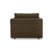 Moe’s Home Collection Bryn Cedar Green Boucle Velvet Chaisr