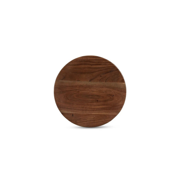 Moe's Home Nels Dark Brown Solid Acacia Wood End Table