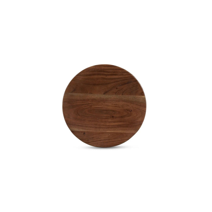Moe's Home Nels Dark Brown Solid Acacia Wood End Table