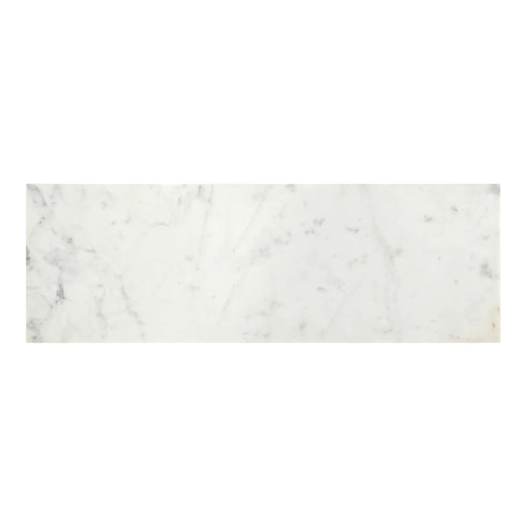 Moe’s Home Collection White Marble Parson Console Table