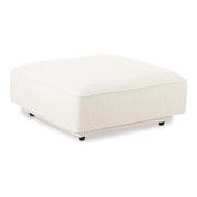 Moe’s Home Collection Rosello White Ottoman