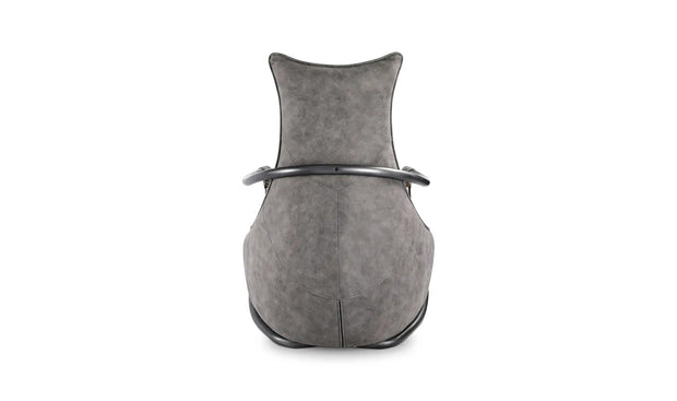 Moe's Home Collection Carlisle Grey Velvet Club Chair