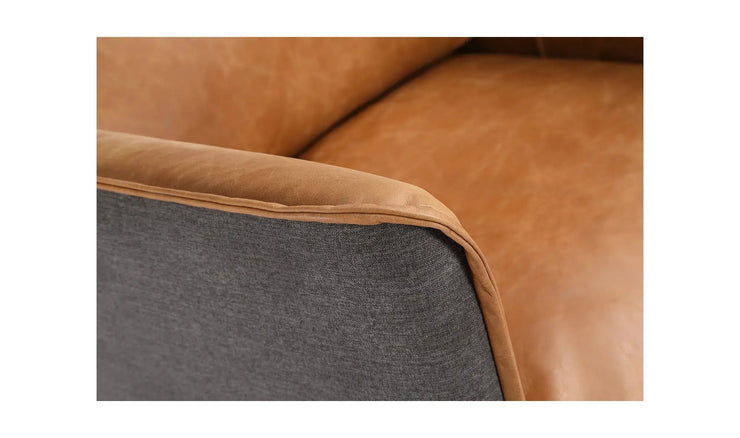 Moe's Home Collection Messina Leather Armchair