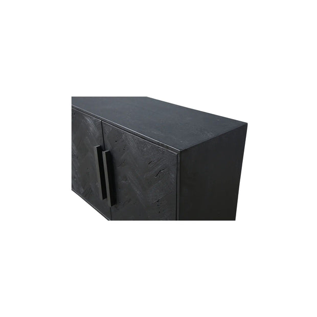 Moe's Home Collection Fishbone Black Sideboard