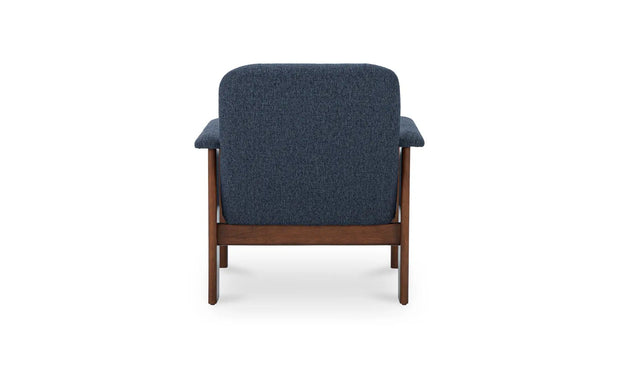 Moe's Home Collection Parker Dark Blue Lounge Chair