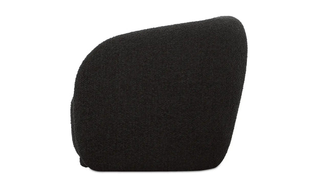 Moe's Home Collection Faye Black Boucle Accent Chair