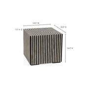 Moe's Home Collection Terning Black And White Side Table