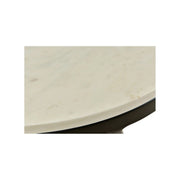 Moe's Home Haley Black Marble Top Side Table