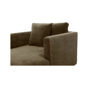 Moe’s Home Collection Bryn Cedar Green Boucle Velvet Chaisr