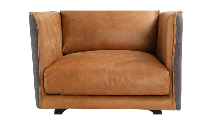 Moe's Home Collection Messina Leather Armchair