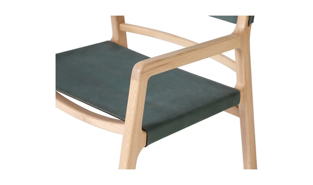 Moe's Home Collection Kolding Seagrass Green Chair