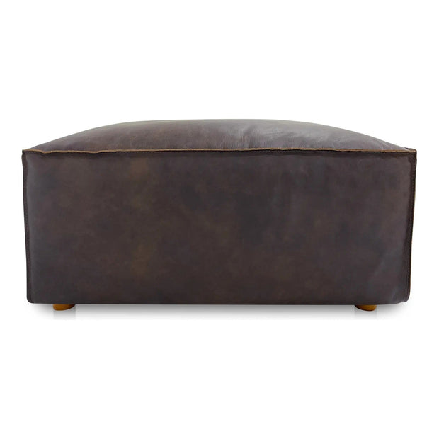 Moe’s Home Collection Form Espresso Brown Ottoman