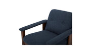 Moe's Home Collection Parker Dark Blue Lounge Chair