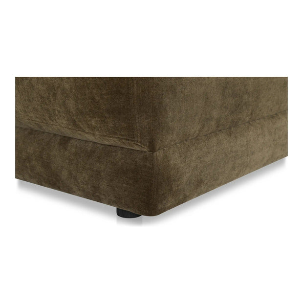 Moe’s Home Collection Bryn Cedar Green Boucle Velvet Chaisr