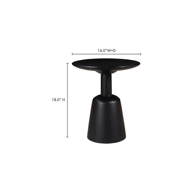 Moe's Home Collection Nels Black End Table