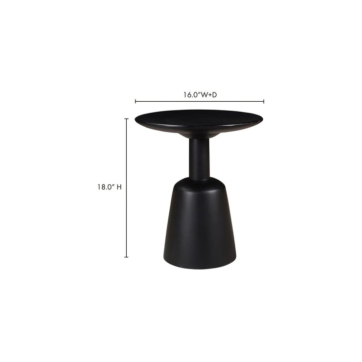Moe's Home Collection Nels Black End Table
