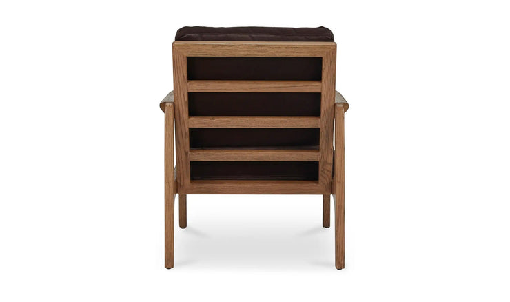 Moe's Home Collection Fearne Dark Brown Accent Chair