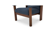 Moe's Home Collection Parker Dark Blue Lounge Chair