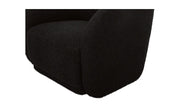 Moe's Home Collection Faye Black Boucle Accent Chair