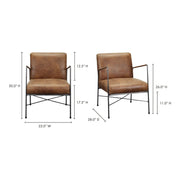Moe's Home Collection Dagwood Leather Armchair