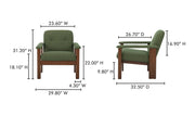 Moe's Home Collection Parker Green Lounge Chair