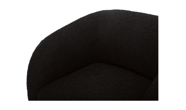 Moe's Home Collection Faye Black Boucle Accent Chair