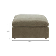 Moe’s Home Collection Terra Desert Sage Ottoman