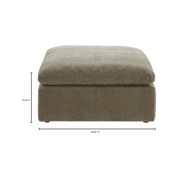 Moe’s Home Collection Terra Desert Sage Ottoman