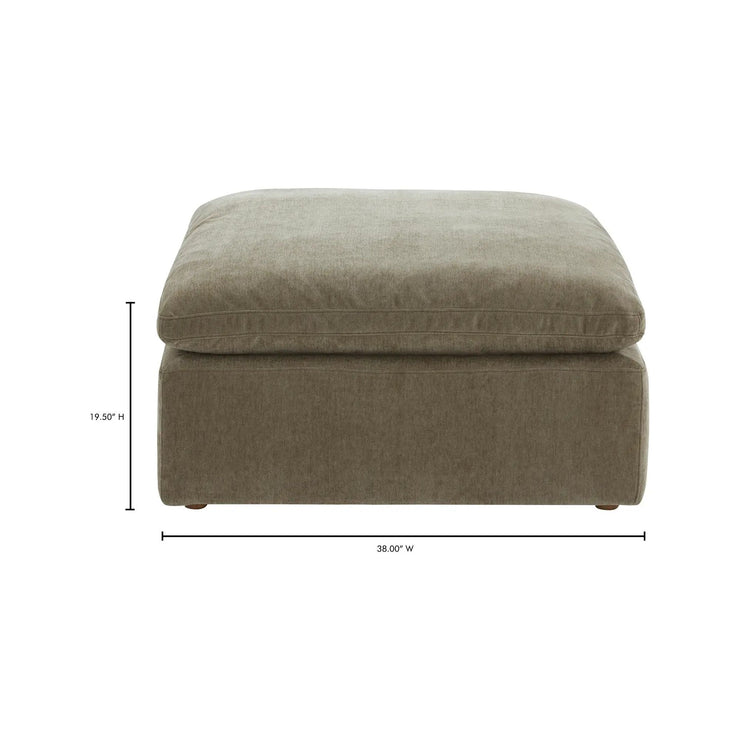 Moe’s Home Collection Terra Desert Sage Ottoman