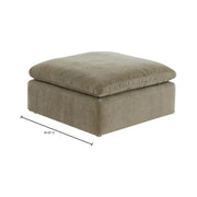 Moe’s Home Collection Terra Desert Sage Ottoman