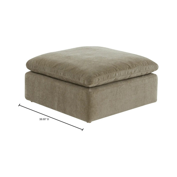 Moe’s Home Collection Terra Desert Sage Ottoman
