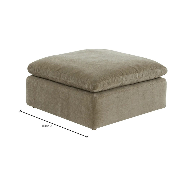 Moe’s Home Collection Terra Desert Sage Ottoman