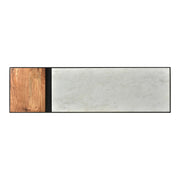 Moe’s Home Collection Blox White Marble Console Table