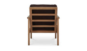 Moe's Home Collection Fearne Dark Brown Accent Chair