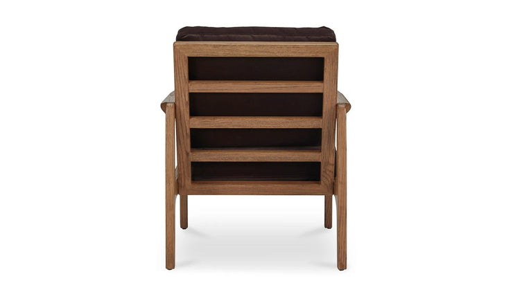 Moe's Home Collection Fearne Dark Brown Accent Chair