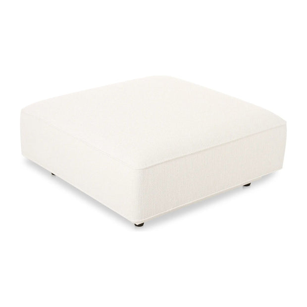 Moe’s Home Collection Rosello White Ottoman