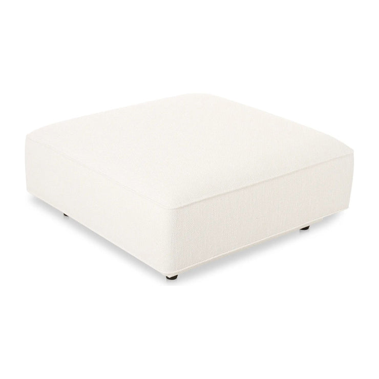 Moe’s Home Collection Rosello White Ottoman