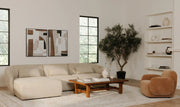 Moe's Home Collection Hazel Copper Velvet Lounge Chair