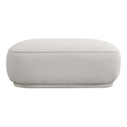 Moe’s Home Collection Marion White Square Ottoman